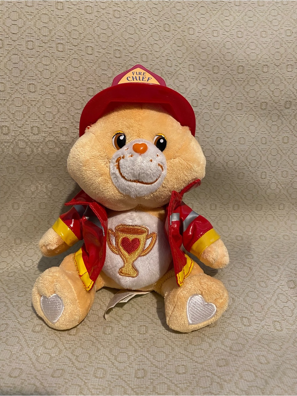 Care Bears Champ Bear Celebration Series Firefighter 2005 Plush